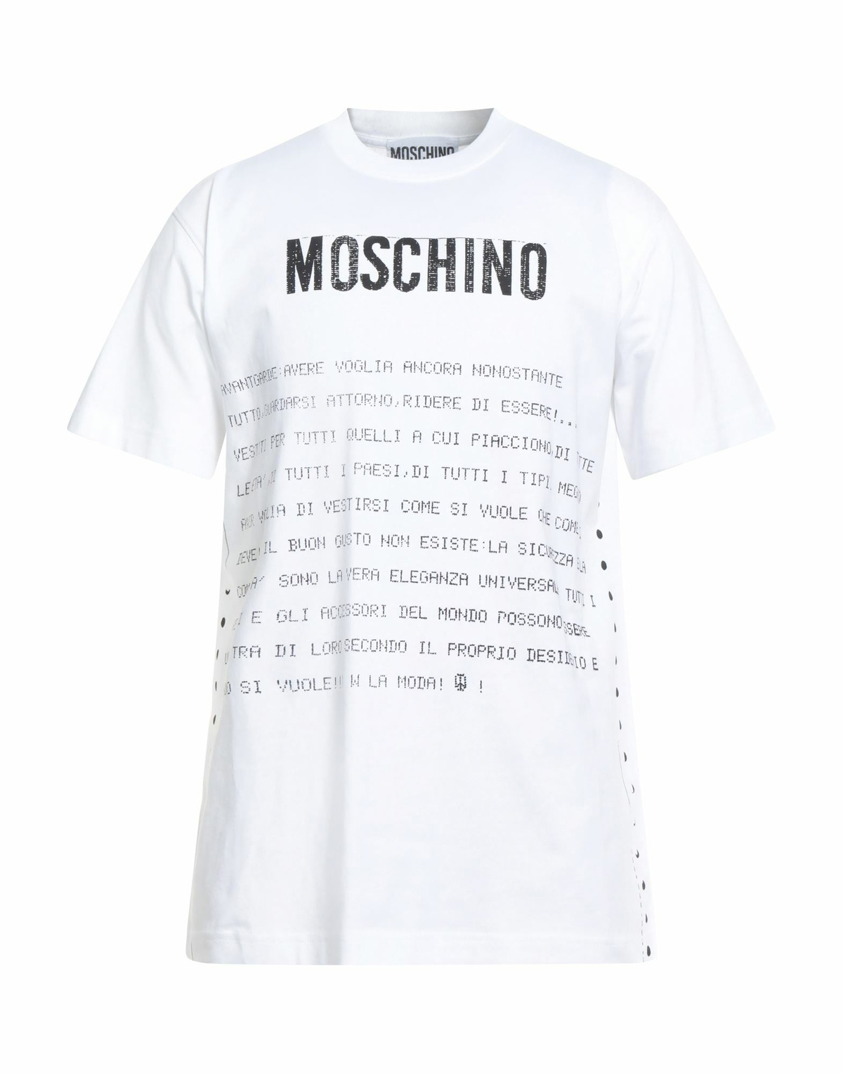 Moschino Couture Mens T-shirt in White