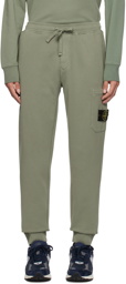 Stone Island Green Drawstring Sweatpants