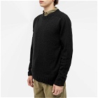 Country Of Origin Men's Supersoft Seamless Crew Knit in Black
