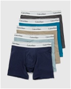 Calvin Klein Underwear Modern Ctn Stretch Boxer Briefs Boxer Brief 5 Pack Blue - Mens - Boxers & Briefs