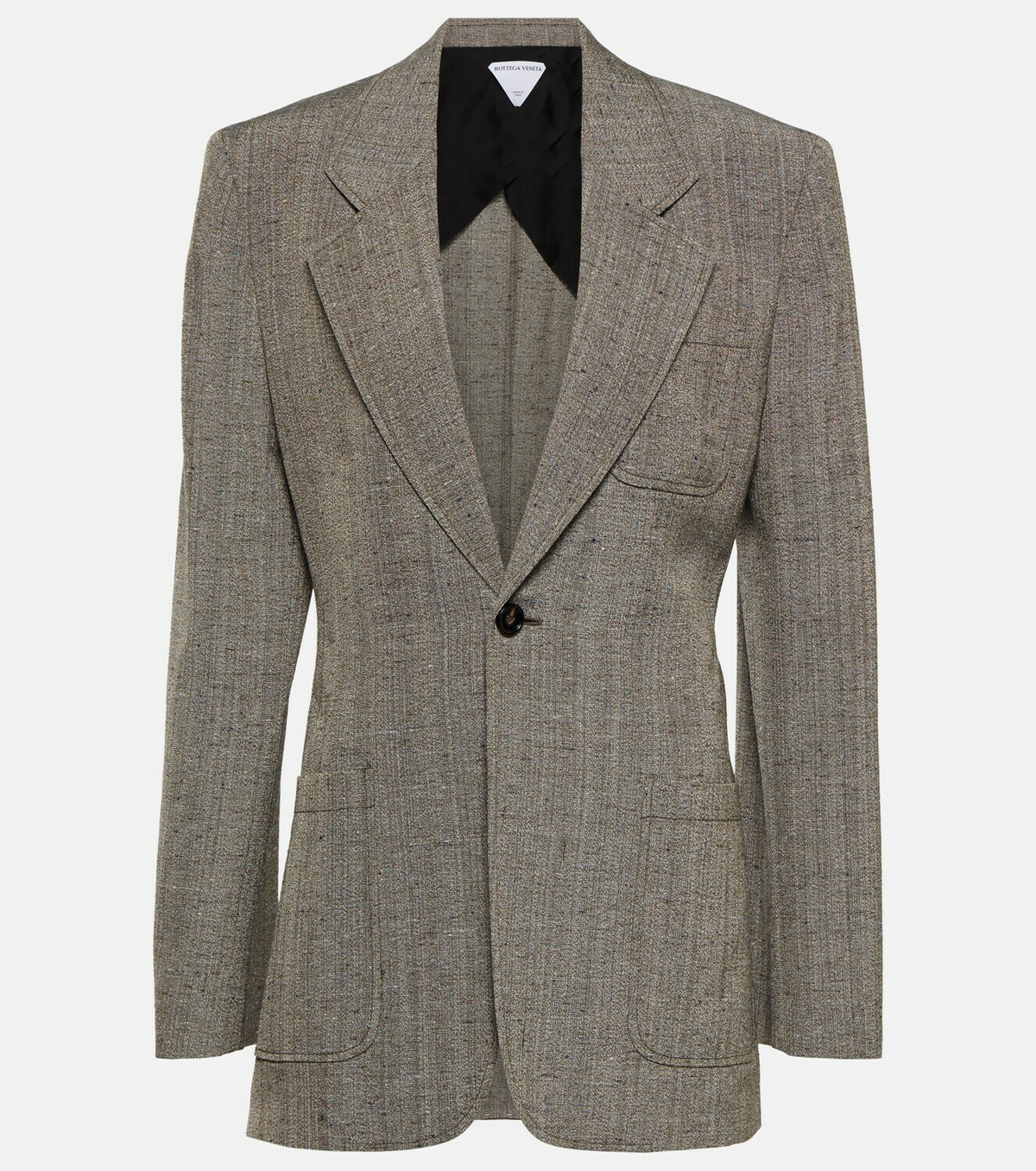 Bottega Veneta Single-breasted mélange blazer Bottega Veneta