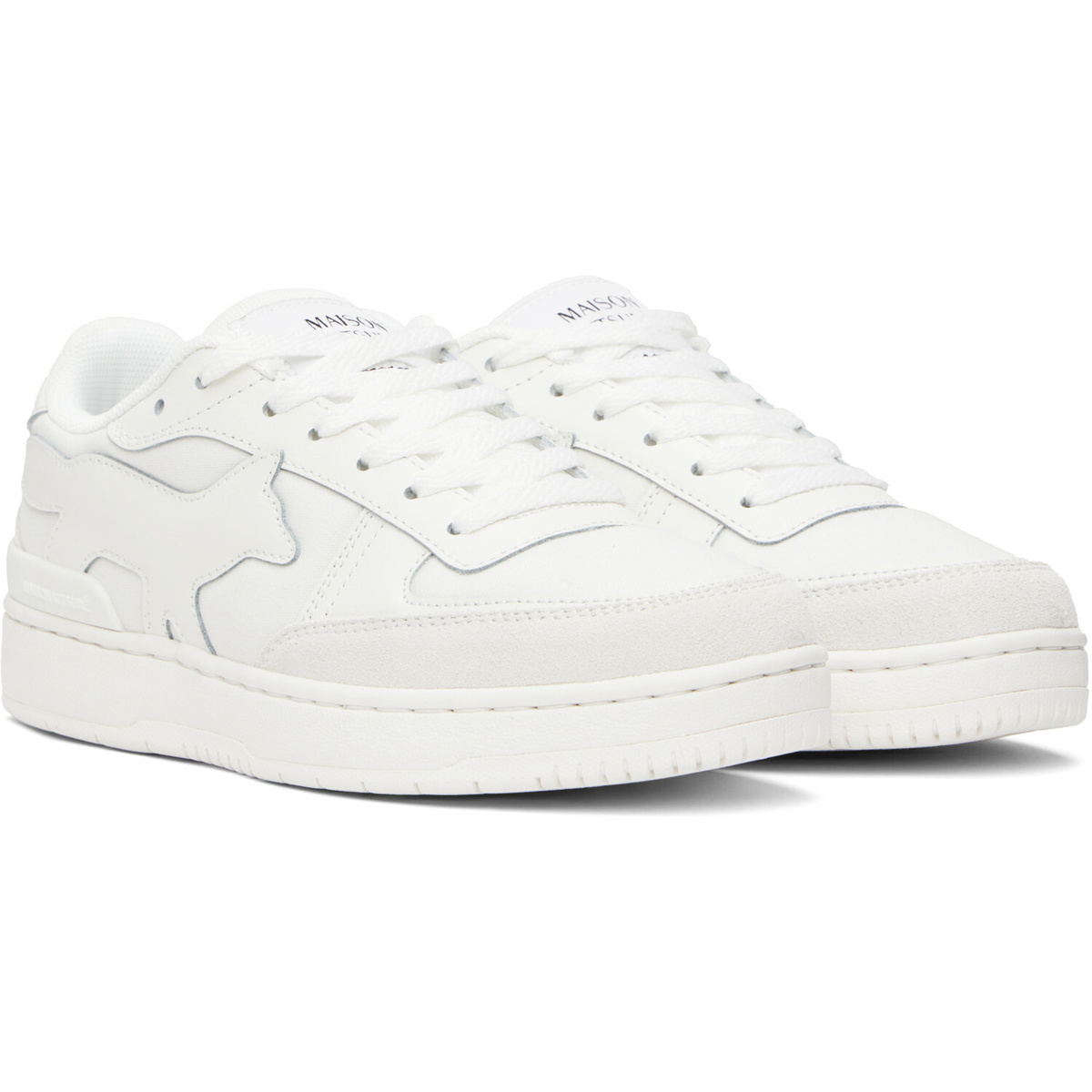 Maison Kitsuné White Chiru Sneakers