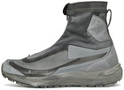 11 by Boris Bidjan Saberi Grey Salomon Edition Bamba 2 High Sneakers