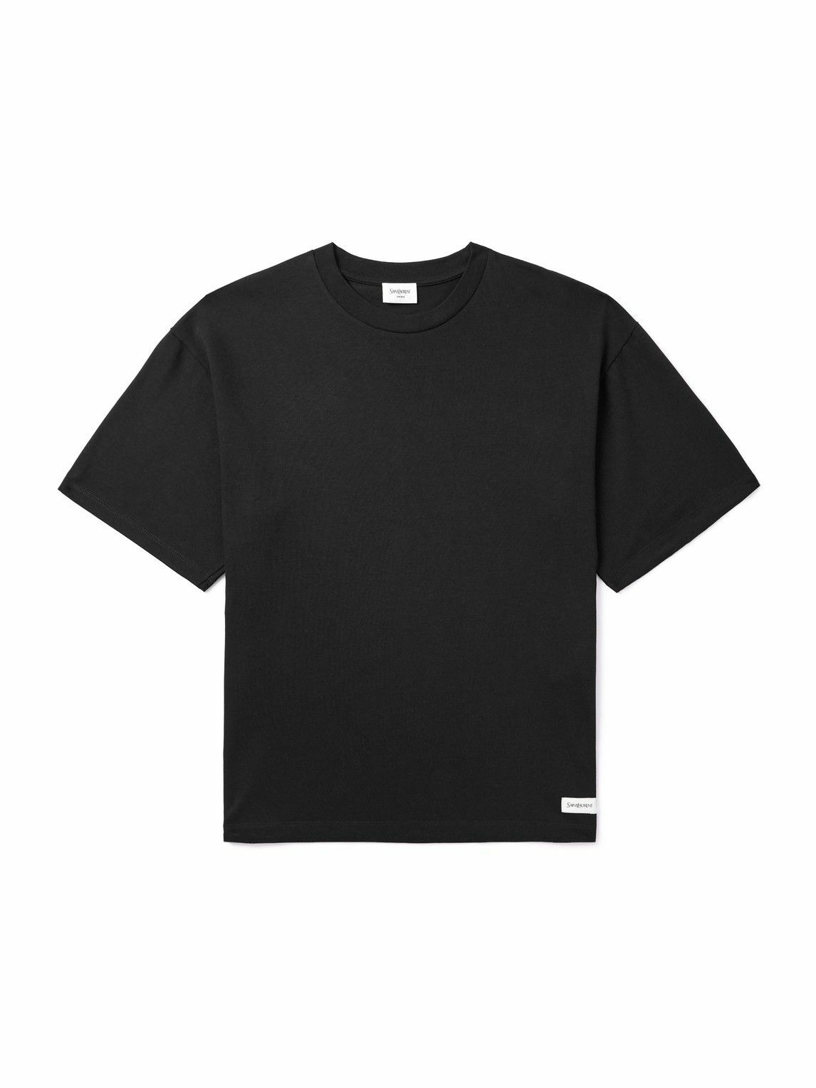 Saint Laurent T Shirt Black Mens Saint Laurent