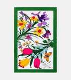 Gucci Gucci Flora cotton terry beach towel