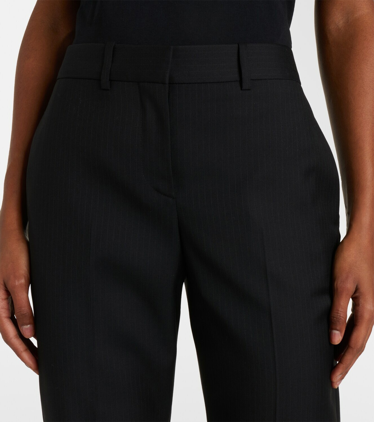 Givenchy Chalk stripe wool slim pants