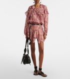 Isabel Marant Ceiva silk miniskirt