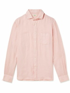 Hartford - Paul Pat Linen Shirt - Pink