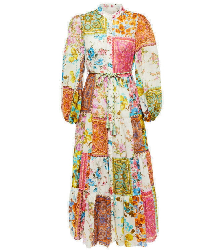 Photo: Zimmermann Halcyon printed cotton midi dress