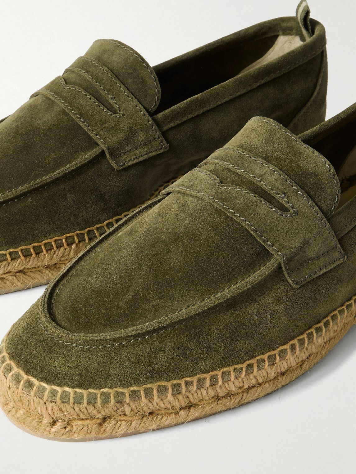 Castañer - Nacho Suede Espadrilles - Green