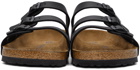 Birkenstock Black Birko-Flor Soft Footbed Florida Sandals