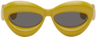 Loewe Yellow Inflated Cat-Eye Sunglasses