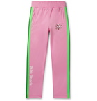 Palm Angels - ICECREAM Striped Printed Tech-Jersey Track Pants - Pink