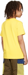 BAPE Kids Yellow Baby Milo Sunglass Patch T-Shirt