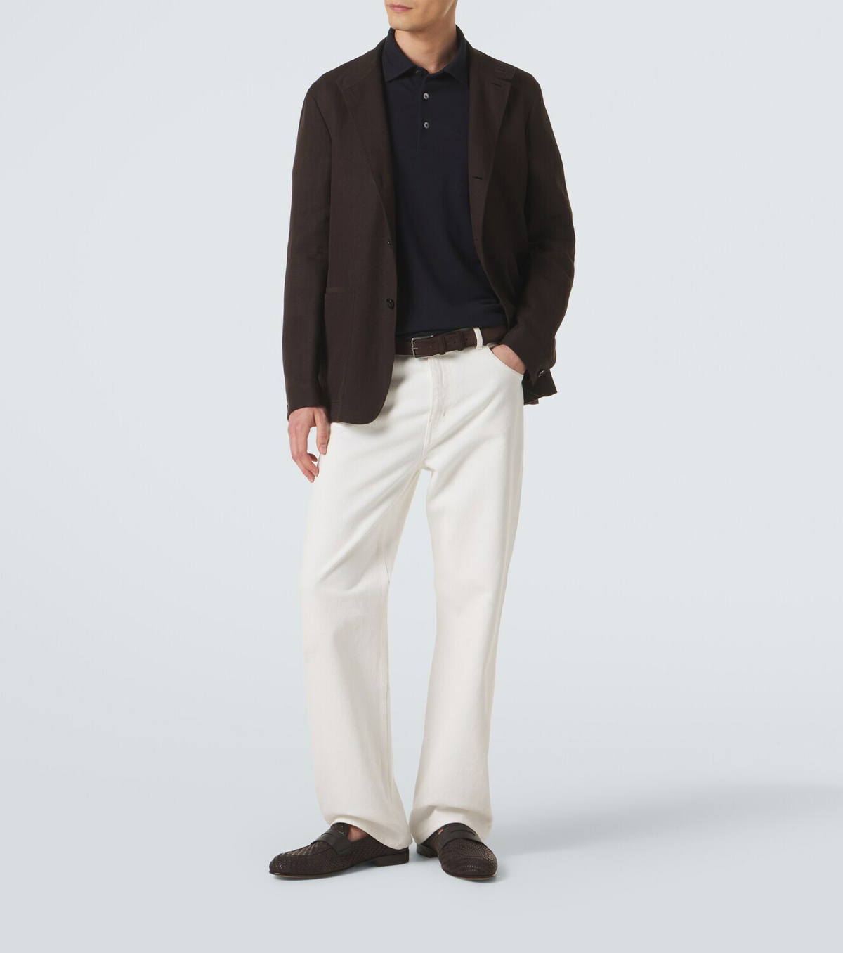 Zegna Cotton piqué polo shirt