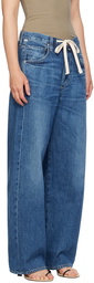 Citizens of Humanity Indigo Brynn Drawstring Jeans