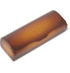 Berluti - Oliver Peoples Rue Marbeuf Round-Frame Acetate Polarised Mirrored Sunglasses - Men - Brown