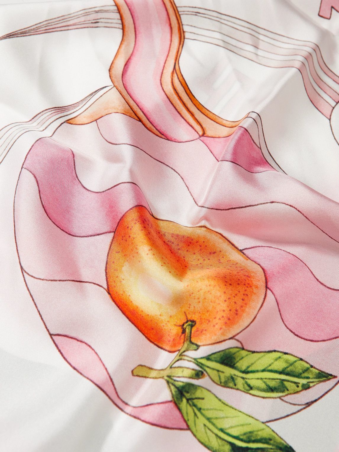 【casablanca】スカーフ Casablanca - Printed Silk-Twill Scarf Casablanca