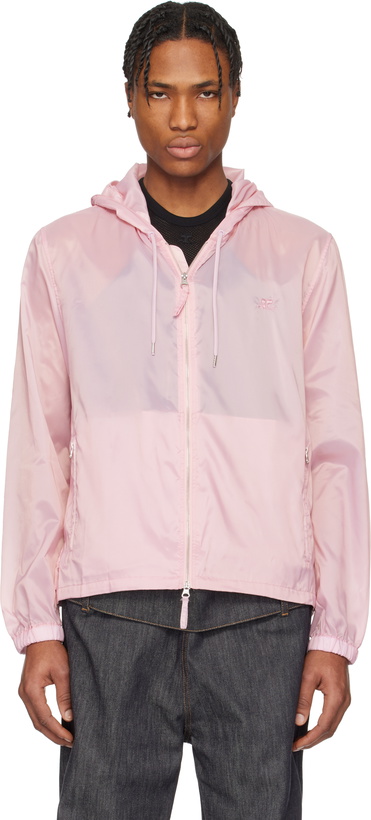 Photo: Courrèges Pink Hooded Windbreaker Jacket