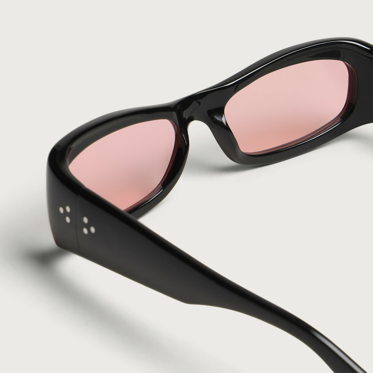Port Tanger Saudade Sunglasses in Black/Rose