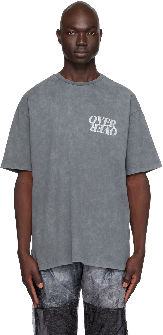 OVER OVER Gray Easy T-Shirt OVER OVER