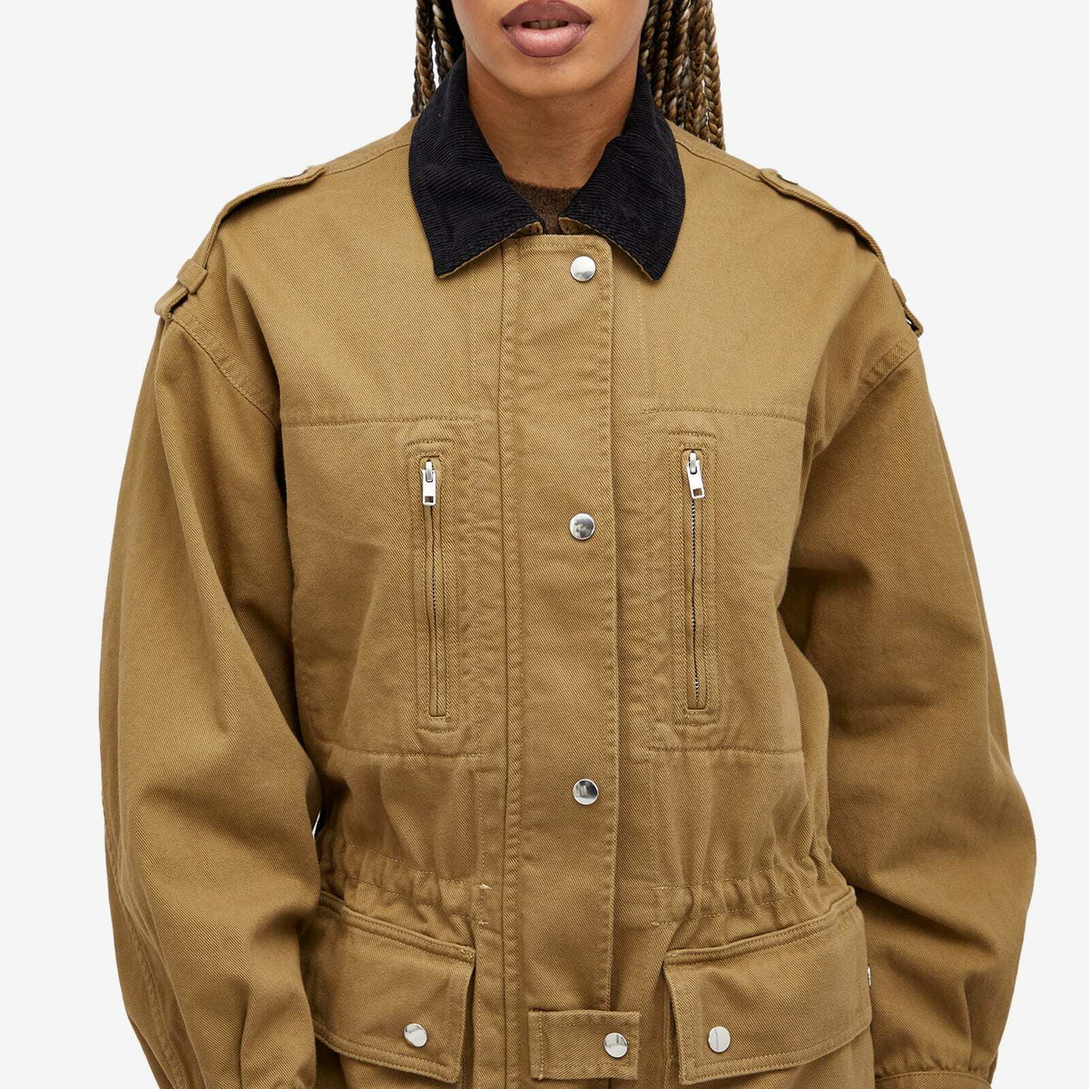 Isabel Marant Étoile Women's Joanna Chore Jacket in Khaki