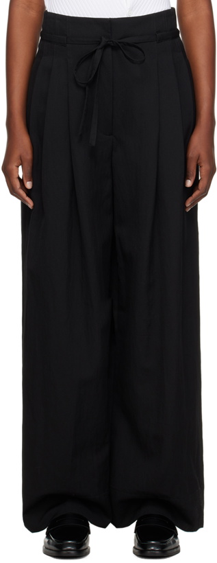 Photo: 3.1 Phillip Lim Black Relaxed Trousers