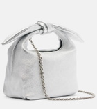 Aquazzura Bow Tie Mini leather top-handle bag