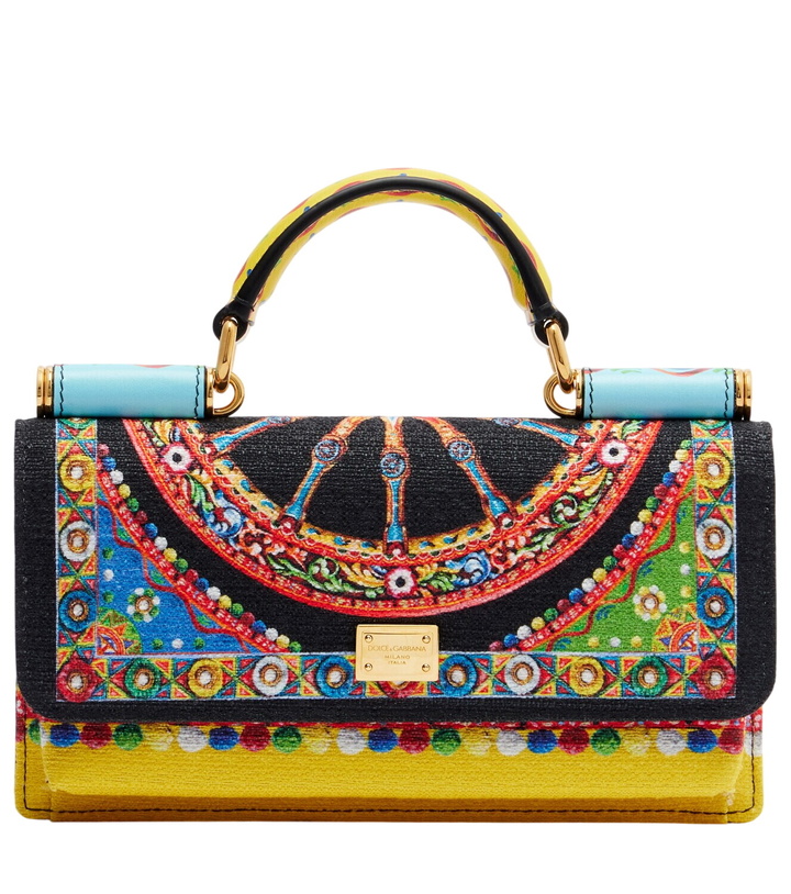 Photo: Dolce&Gabbana Sicily Mini printed top-handle bag