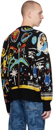 Palm Angels Black Starry Night Sweater