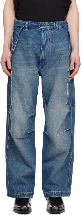 Photo: Random Identities Blue Washed Denim Berlin Baggy Jeans