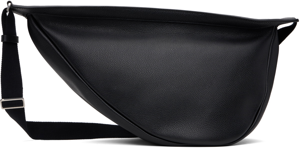 The Row Black Large Slouchy Banana Bag
