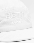 Bstn Brand Running Logo Snapback White - Mens - Caps