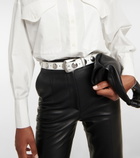 Khaite - Benny studded leather belt
