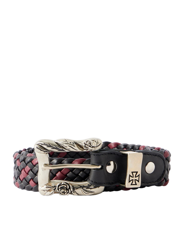 Photo: Enfants Riches Déprimés - 3cm Braided Leather Belt - Black