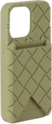 Bottega Veneta Gray Intreccio Card iPhone 13 Pro Case