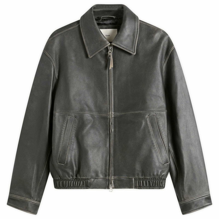 Photo: DUNST Women's Drizzler Leather Jacket in Brushed Black