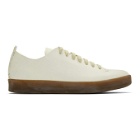 Feit White Hand-Sewn Latex Low Sneakers