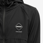 F.C. Real Bristol Men's 4Way Stretch Ventilation Anthem Jacket in Black