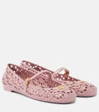 Valentino Garavani Ondette VLogo Mary Jane flats