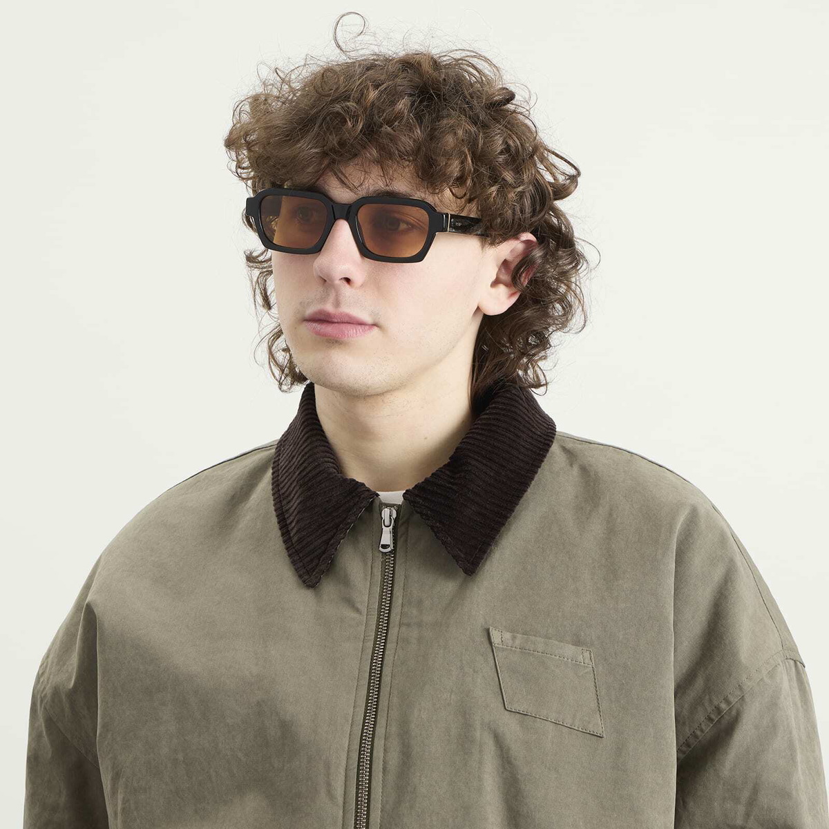 Retrosuperfuture Caro Refined Sunglasses in Black 
