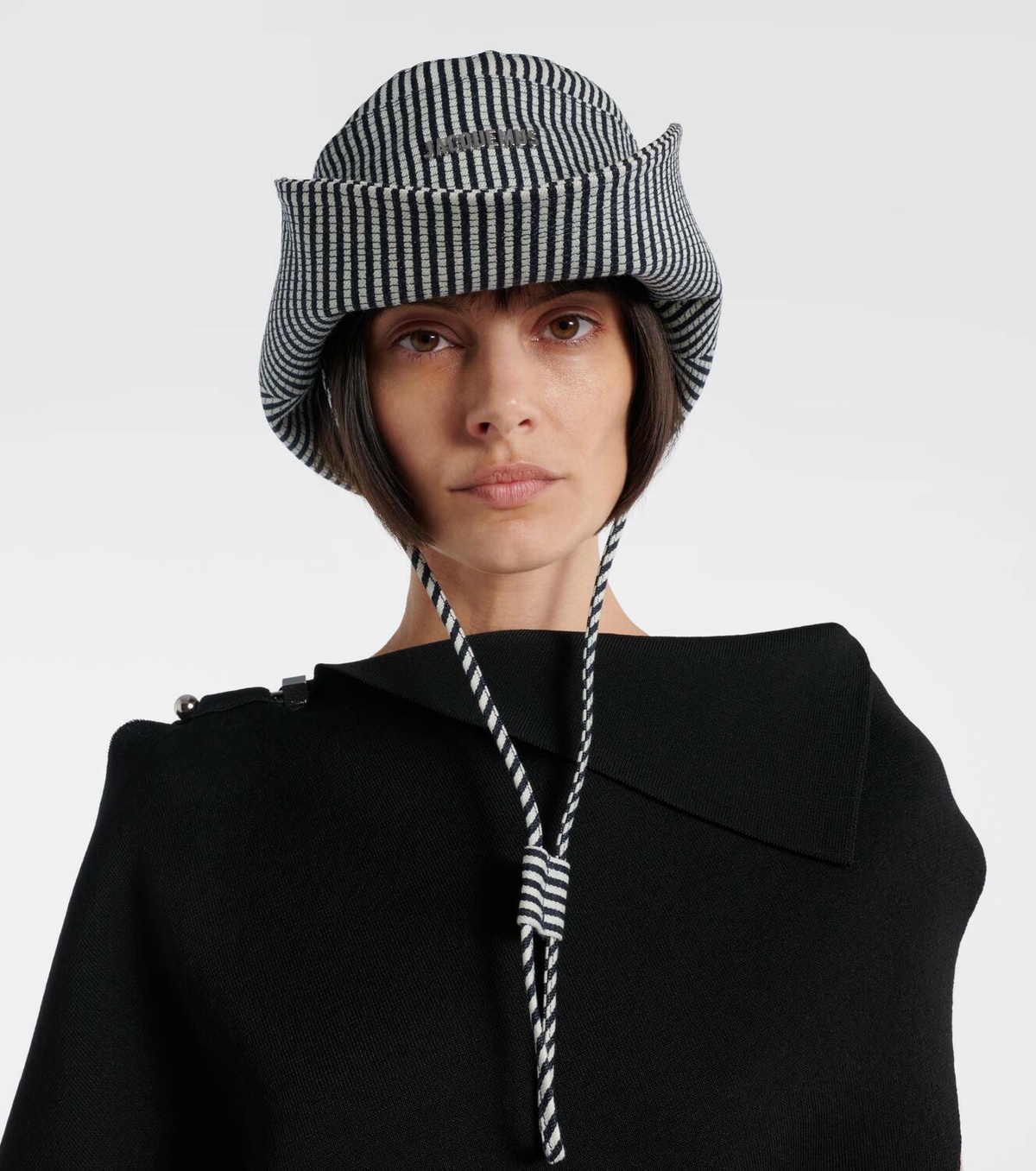 Jacquemus De-Nîmes striped denim bucket hat Jacquemus