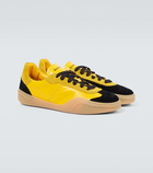 Acne Studios Logo suede-trimmed sneakers