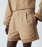 Bode Cotton twill Bermuda shorts