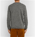S.N.S. Herning - Mentor Panelled Mélange Merino Wool Sweater - Men - Gray