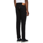 Levis Black 501 Slim Taper Jeans