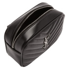 Saint Laurent Black Lou Belt Bag