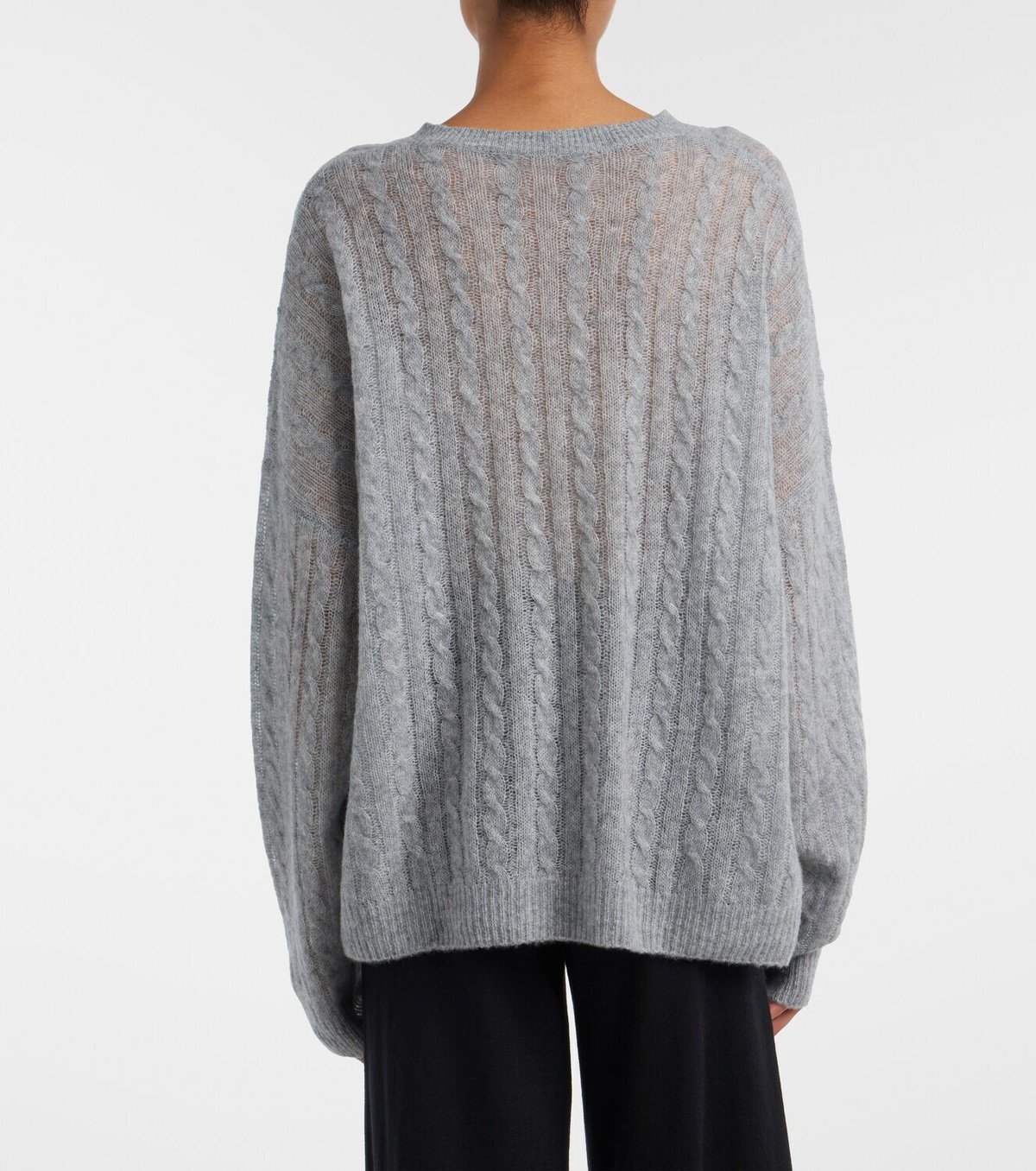 Lisa Yang Amabel cable-knit cashmere and silk sweater