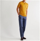 John Smedley - Payton Slim-Fit Wool Polo Shirt - Yellow