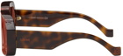 Loewe Orange & Tortoiseshell Paula's Ibiza Dive In Sunglasses